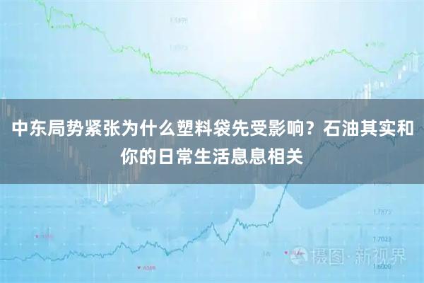 中东局势紧张为什么塑料袋先受影响？石油其实和你的日常生活息息相关